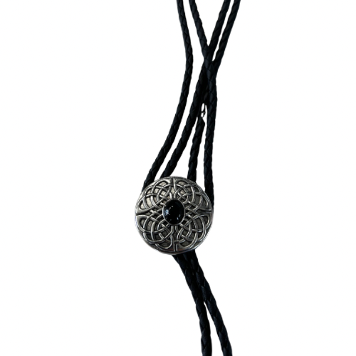 BT-056 Round Shield Black stone