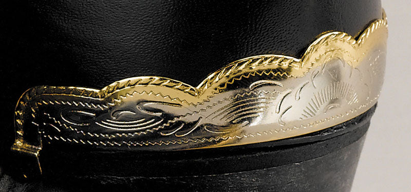 Men's Two-tone Scalloped - Heel Guard WX-38