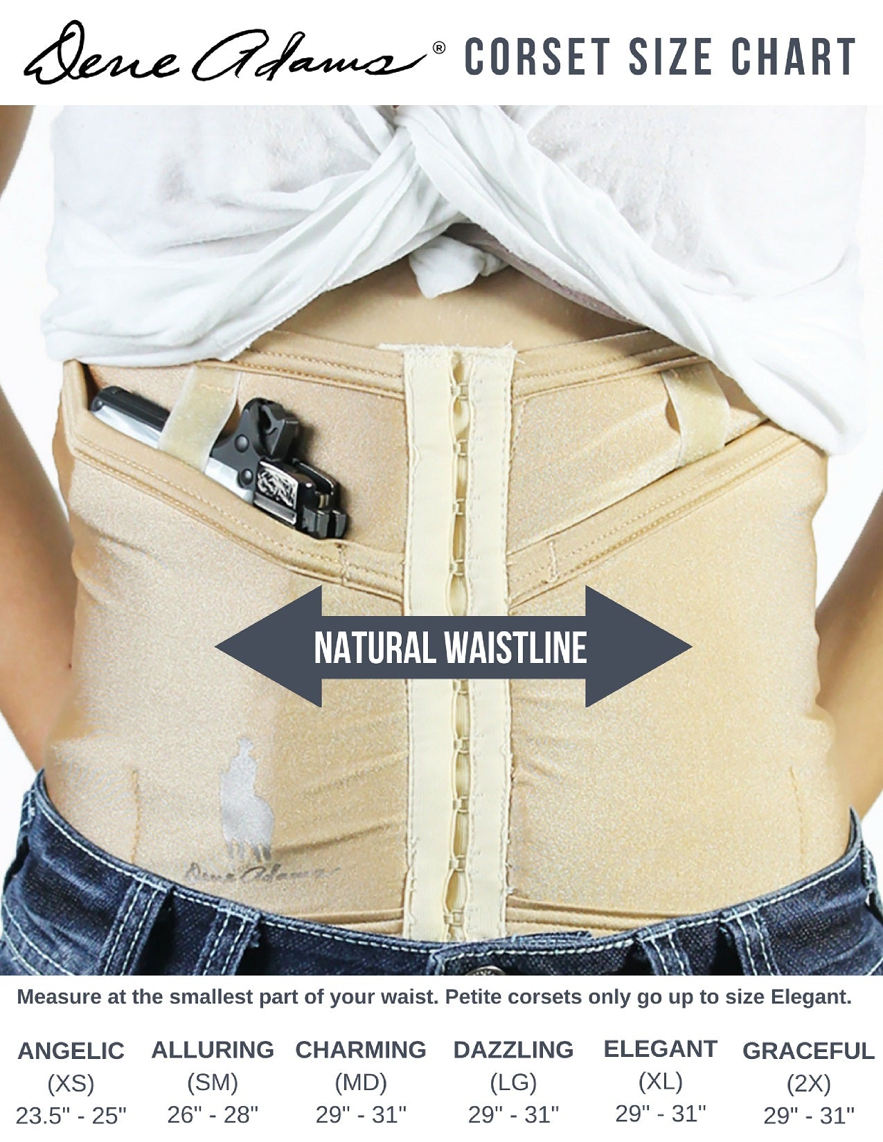 Petite Natural - corset holster