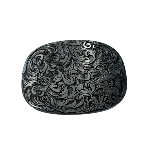 Oval Flower Pewter