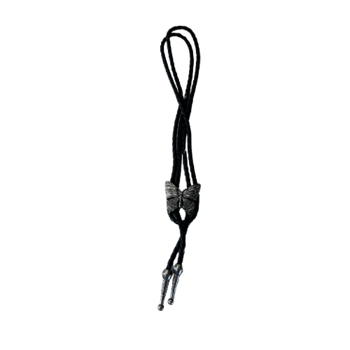 BT-046 Butterfly Bolo Tie Black