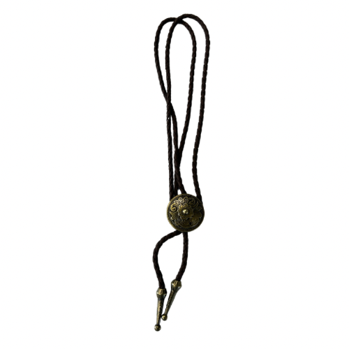 BT-061 Round Flower Shield brown cord