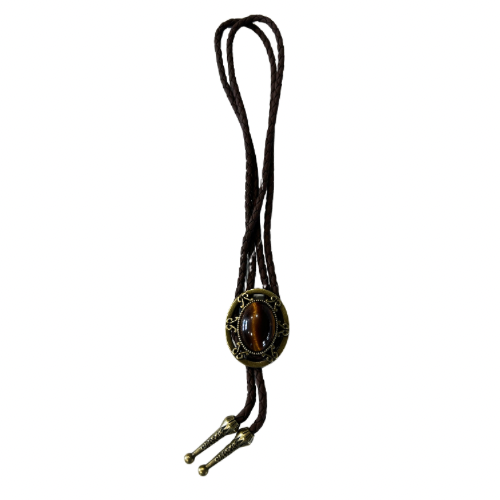 BT-062 Oval Amber brown cord