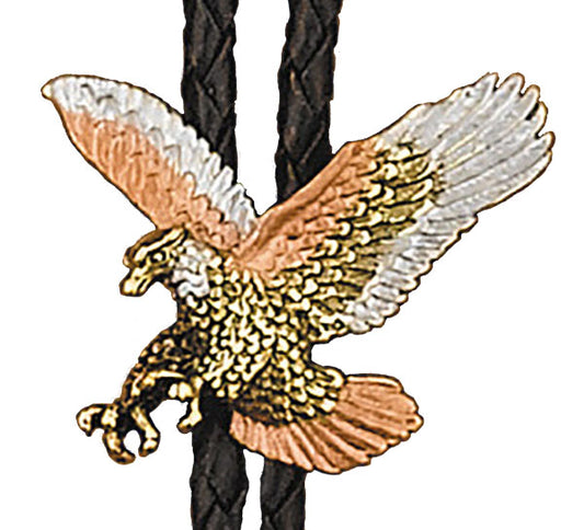 Tricolor Eagle Bolo Tie - BT-23