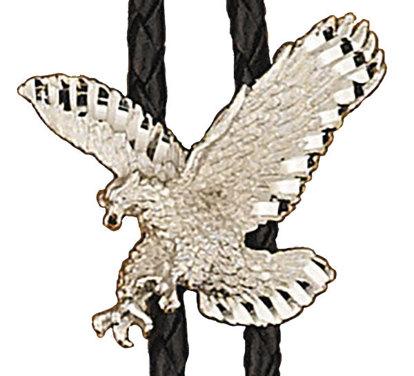 Silver Eagle Bolo Tie