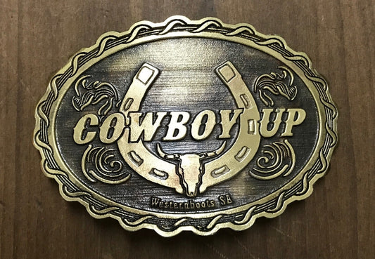 Cowboy Up Buckle