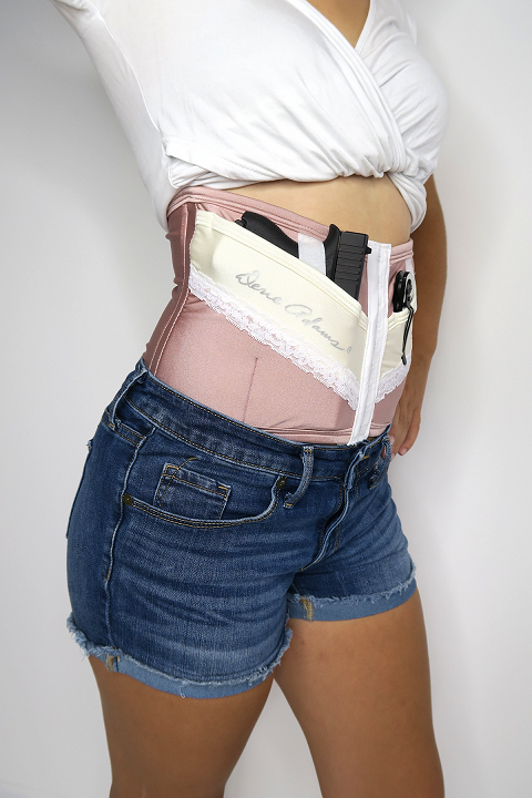 Petite Dusty Rose - corset holster