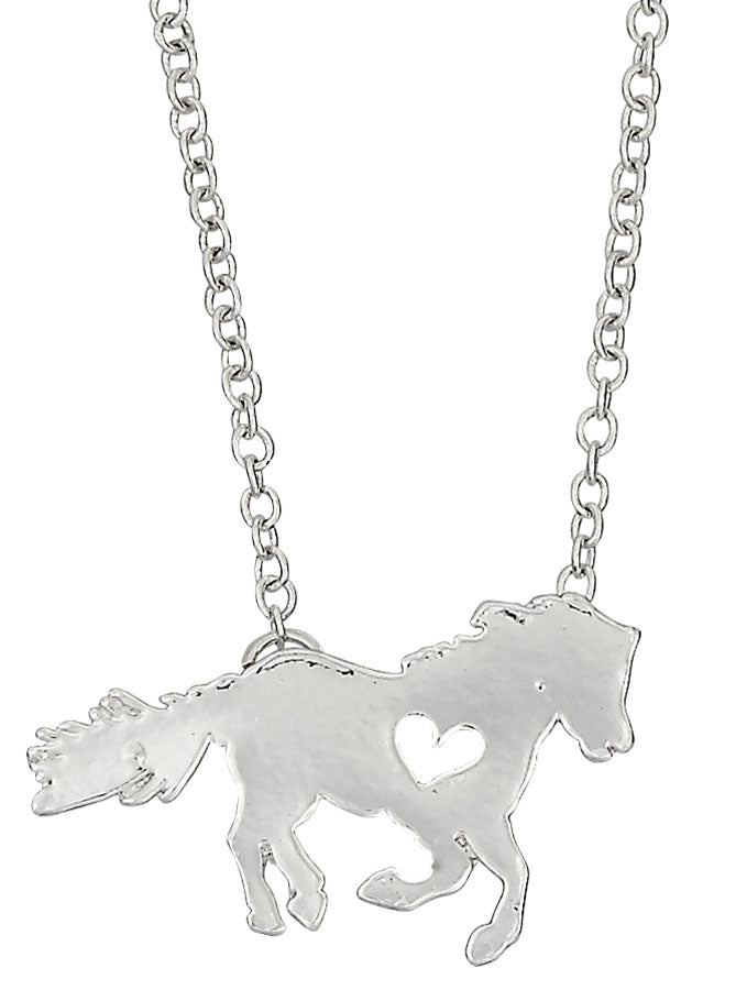 Horse Necklace & Horse Head gift Box - HN-908