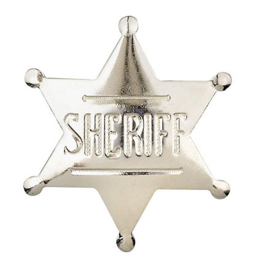 P-572-S Sherrif Badge Pin Silver SA
