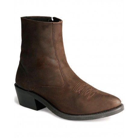 MZ7082 Old West ankle boots Brown - wide fit EW